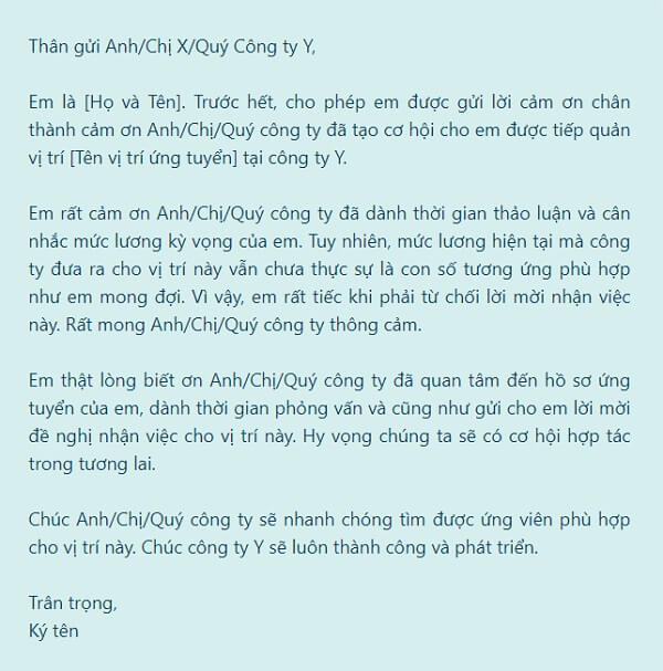 Mẫu 1
