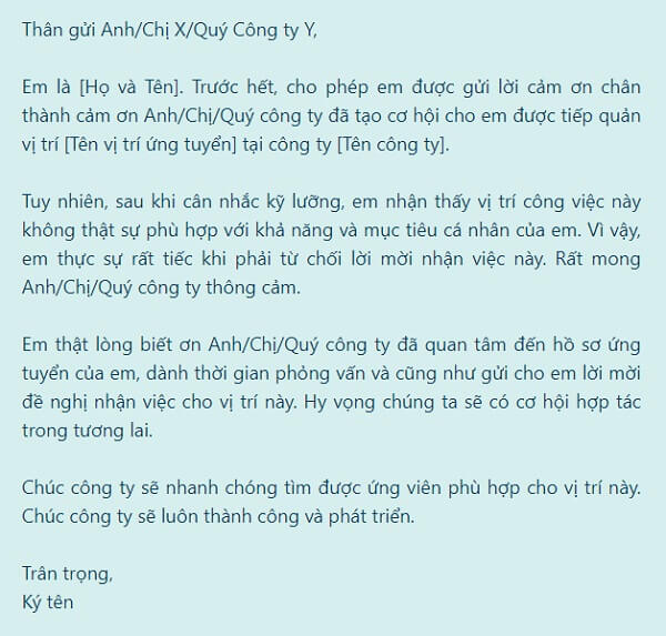Mẫu 2