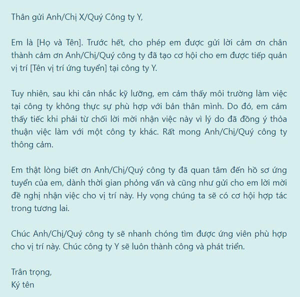 Mẫu 3