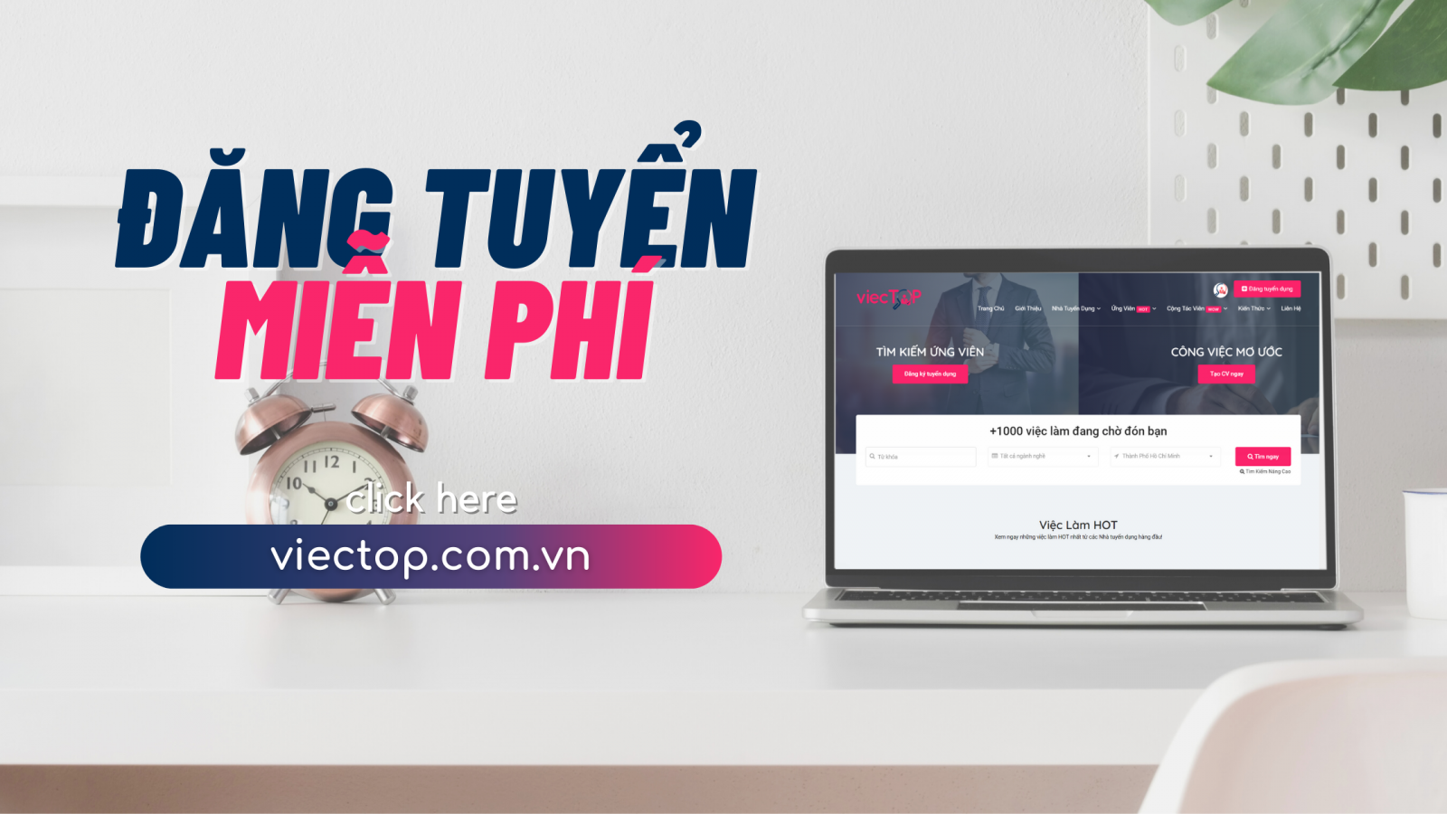 Truy cập https://viectop.com.vn/